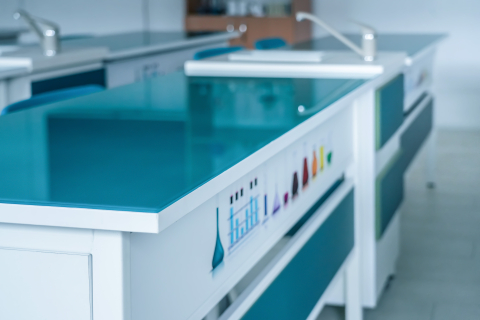 Masă de laborator pentru 2 elevi, NEON [14]