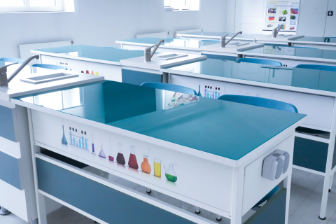 Masă de laborator pentru 2 elevi, NEON [11]