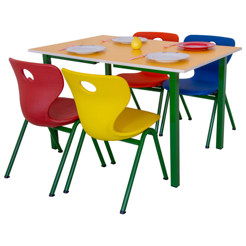 MOBILIER CANTINA - Masă dreptunghiulară pentru cantină