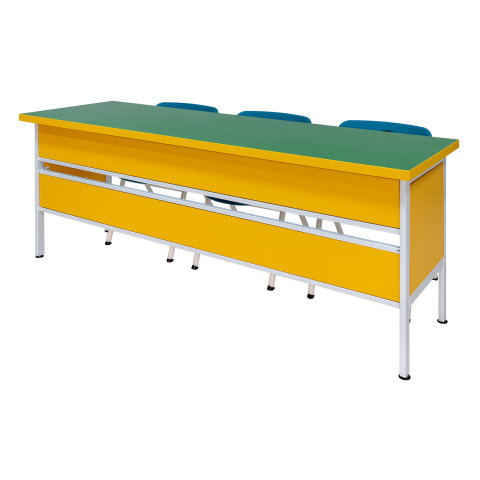 MOBILIER LABORATOR STIINTE - Masă de laborator pentru 3 elevi, ACCES PLUS