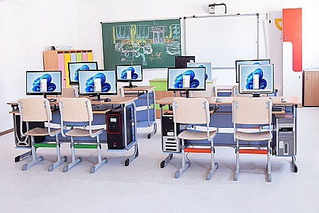 Masă informatică KARA - 2 elevi [10]