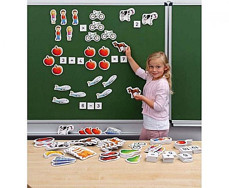 MATEMATICA - Matematica distractiva- imagini magnetice pentru numarare si calculare