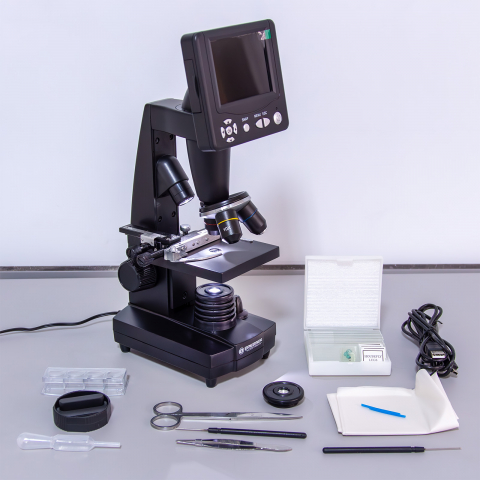 Microscop digital cu ecran LCD și cameră [3]