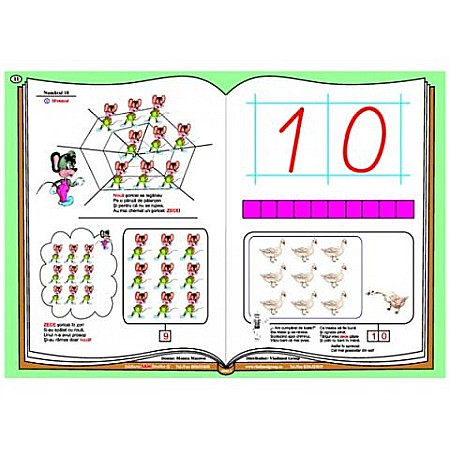 MATEMATICA - Numerele si cifrele - planse pentru formarea numerelor si invatarea cifrelor
