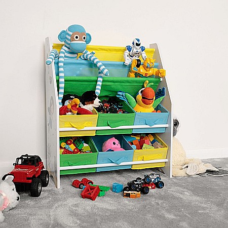 Organizator / raft pentru jucării, multicolor / model NOMITO TIP 1 [1]