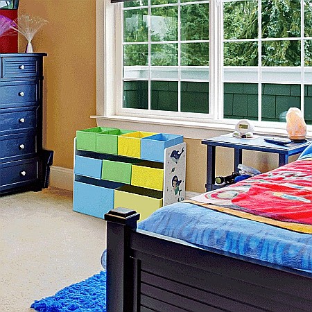 Organizator / raft pentru jucării, multicolor / model  NOMITO TIP 2 [11]