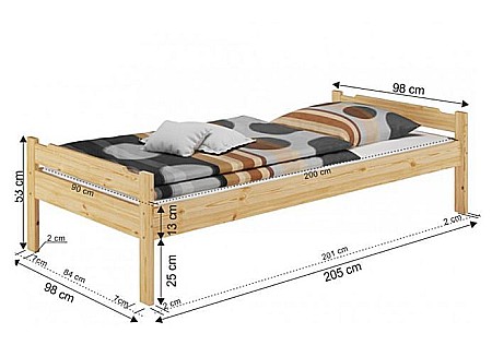 Pat, natural, 90x200, LIVIO [1]