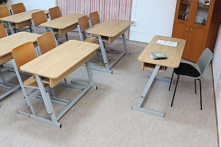 Pupitru dublu (bancă) ARES reglabil - L [7]