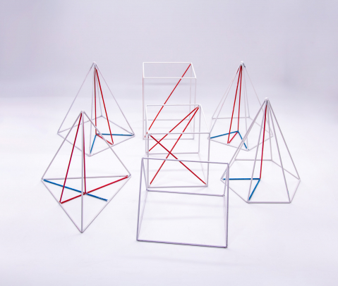 Set de 7 corpuri geometrice din sarma [1]