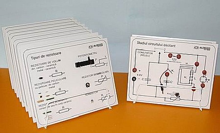 Set de circuite de electricitate, pentru studiul curentului alternativ [1]
