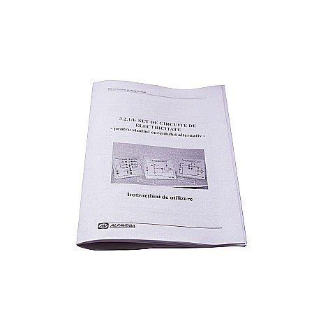 Set de circuite de electricitate, pentru studiul curentului alternativ [7]