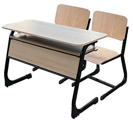 Set dublu KARA fix (bancă + scaune) - L [7]