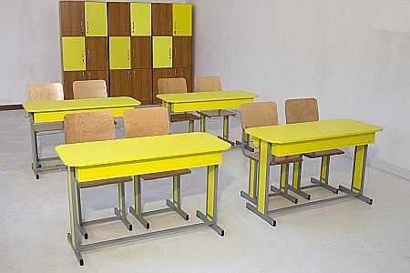 Set dublu SAFIR  (bancă + scaune) - L [19]
