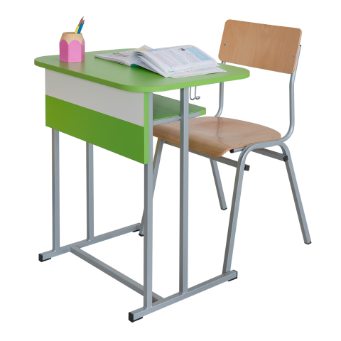 SETURI INDIVIDUALE FIXE (BANCI SCOLARE SI SCAUNE SCOLARE) - L - Set individual ALDO color, fix (bancă + scaun) - L