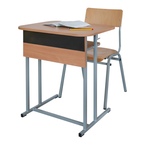 SETURI INDIVIDUALE FIXE (BANCI SCOLARE SI SCAUNE SCOLARE) - L - Set individual ALDO fix (bancă + scaun) - L