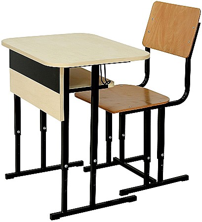SET MOBILIER SCOLAR REGLABIL (Banca + Scaun) Clasa Pregatitoare si I-IV - P - Set individual ALDO reglabil Standard (bancă școlară și scaun școlar) - P