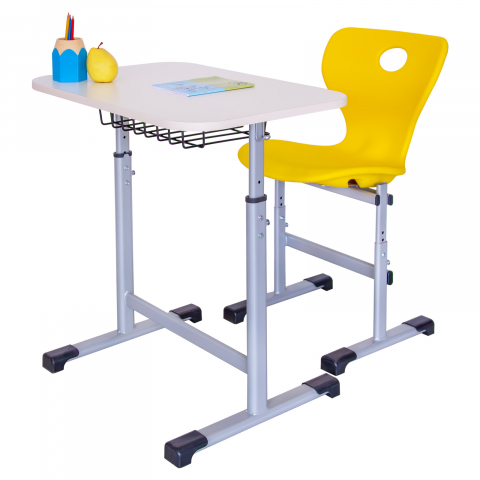 Set individual DETA reglabil (bancă + scaun) - L [8]