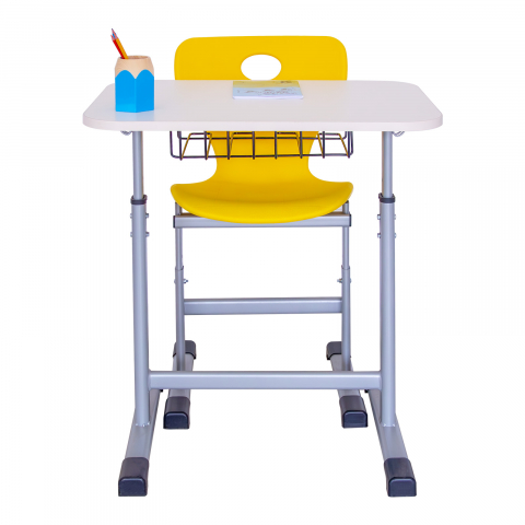 Set individual DETA reglabil (bancă + scaun) - L [9]