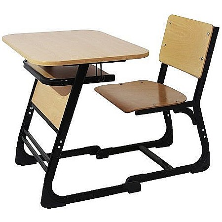 SET MOBILIER SCOLAR REGLABIL (Banca + Scaun) Clasa Pregatitoare si I-IV - P - Set individual KARA reglabil Standard (bancă școlară și scaun școlar) – P+G