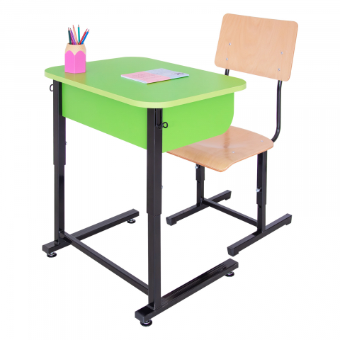 SET MOBILIER SCOLAR REGLABIL (Banca + Scaun) Clasa Pregatitoare si I-IV - P - Set individual LIRA reglabil (bancă școlară și scaun școlar) - P