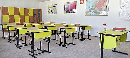Set individual OPTIMA reglabil bancă școlară și scaun școlar – P+G [8]