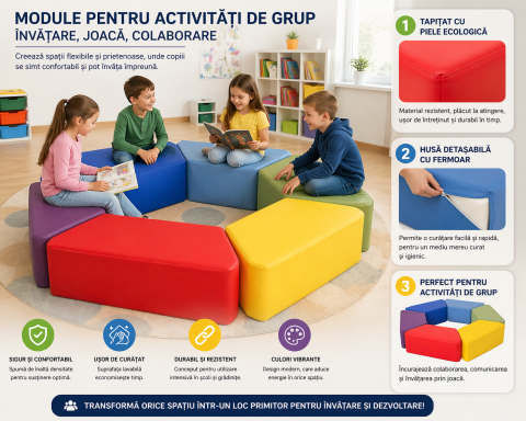 Set Scăunele Rainbow – 6 bucăți [1]