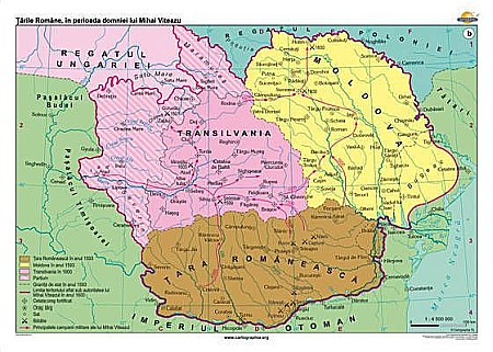 EPOCA MODERNA - Tarile Romane, in timpul domniei lui Mihai Viteazu
