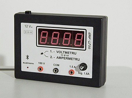 APARATE ELECTRICE ȘI DISPOZITIVE AUXILIARE - VOLT-AMPERMETRU cu bluetooth