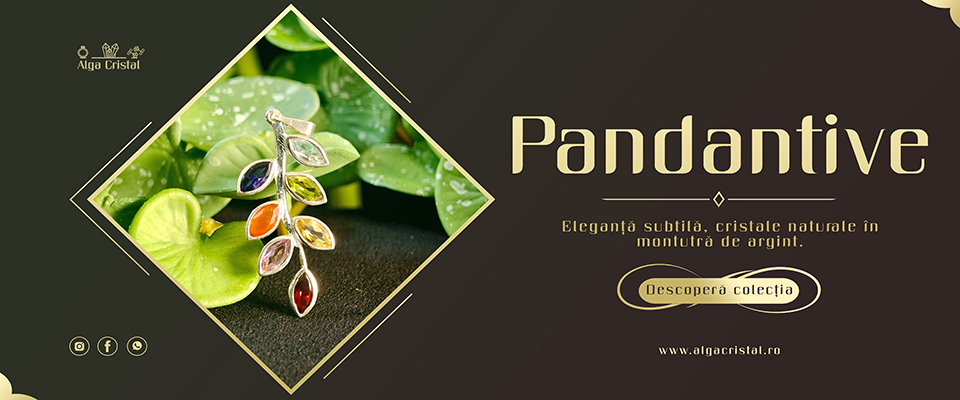 Alga Cristal Pandantive