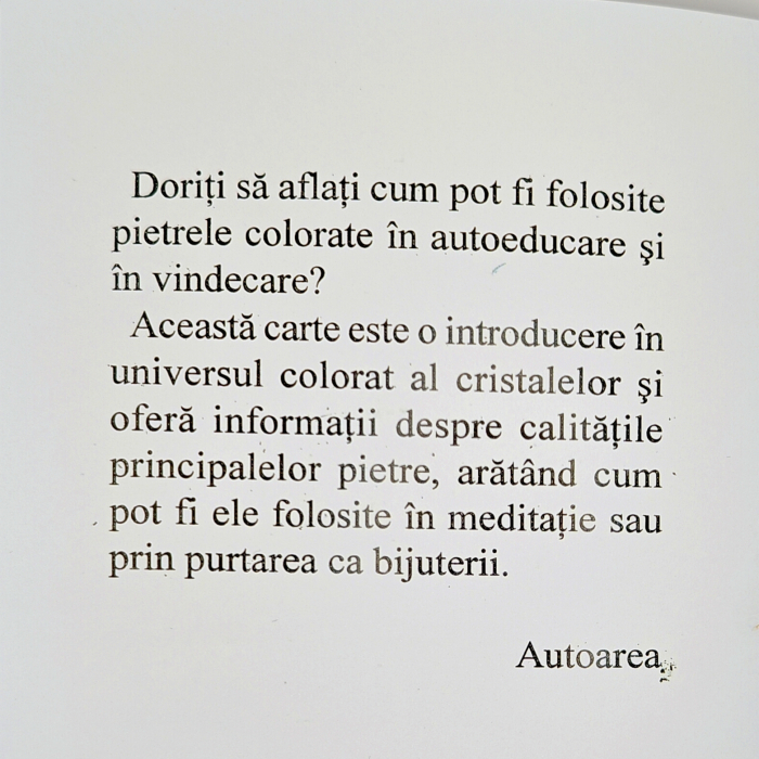 Cristalele celor șapte chakre - Anca Nica-Stoleru - edt. Alga Cristal [Carte] [3]