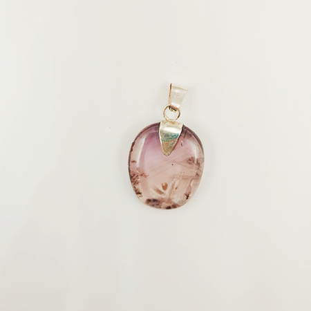 Ametist - Pandantiv Ametist, transparent, montat în argint