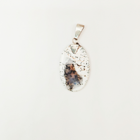 Pandantiv Opal Dendritic, montat în argint [1]