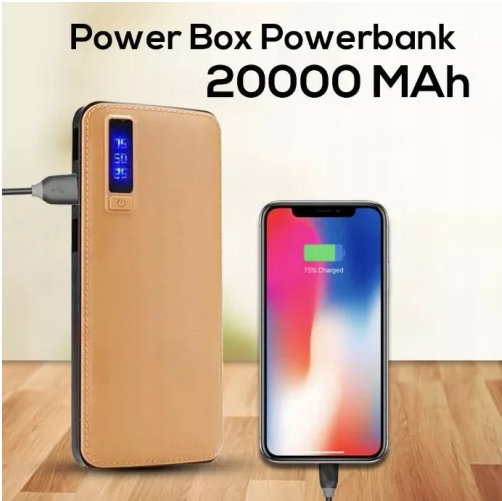 Baterie Externa Elworld YB-01, 3 porturi USB, lanterna, max.20000 mAh, alba [2]