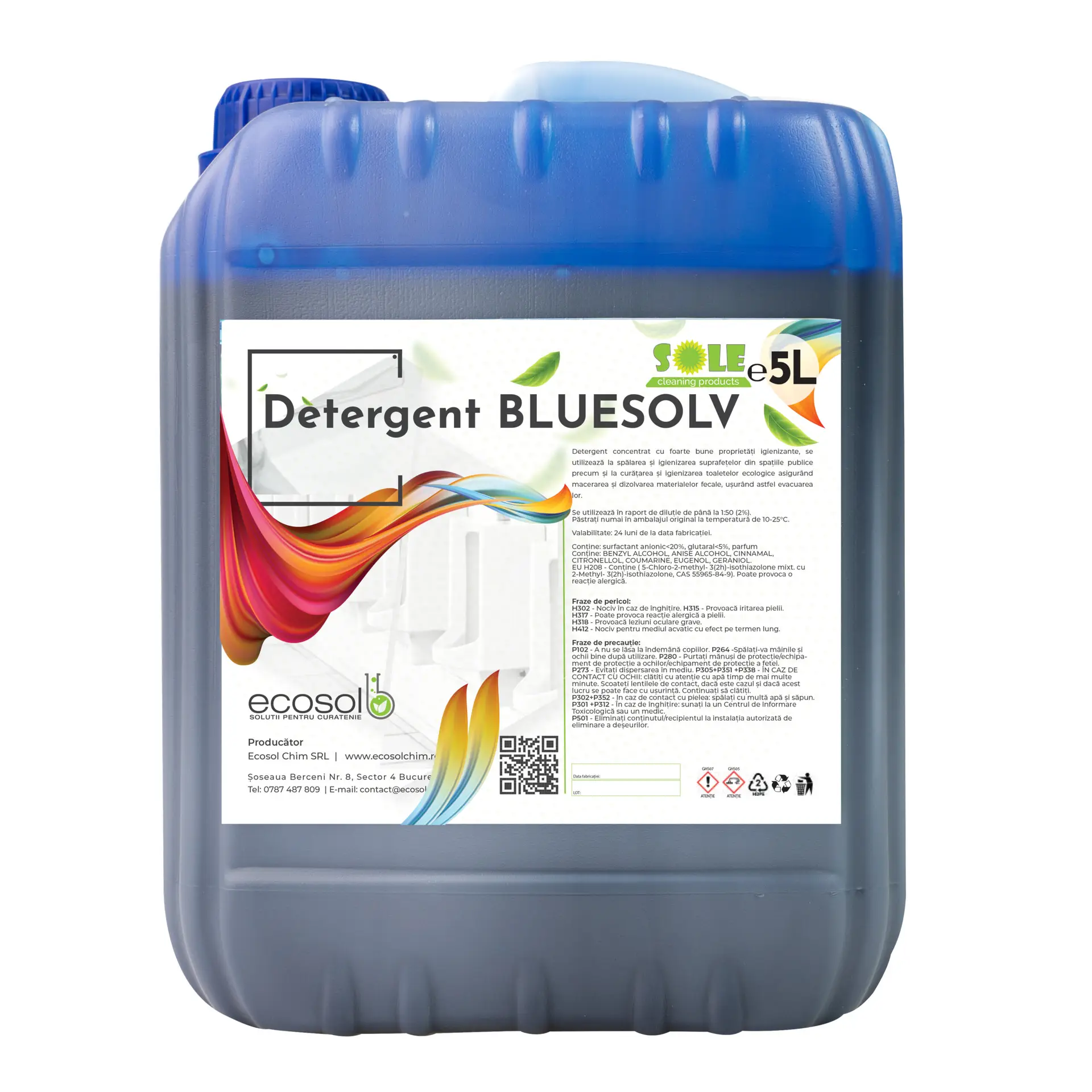 Detergenti si solutii curatare - Bluesolv – Soluție WC rulotă și Toaletă portabilă ecologică