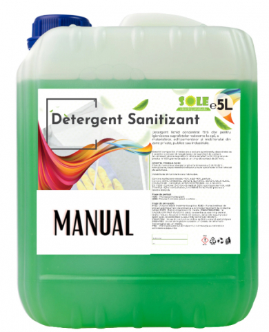 Detergenti si solutii curatare - Detergent Sanitizant Manual 5L
