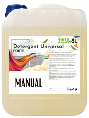 Detergenti si solutii curatare - Detergent universal forte, manual 5L