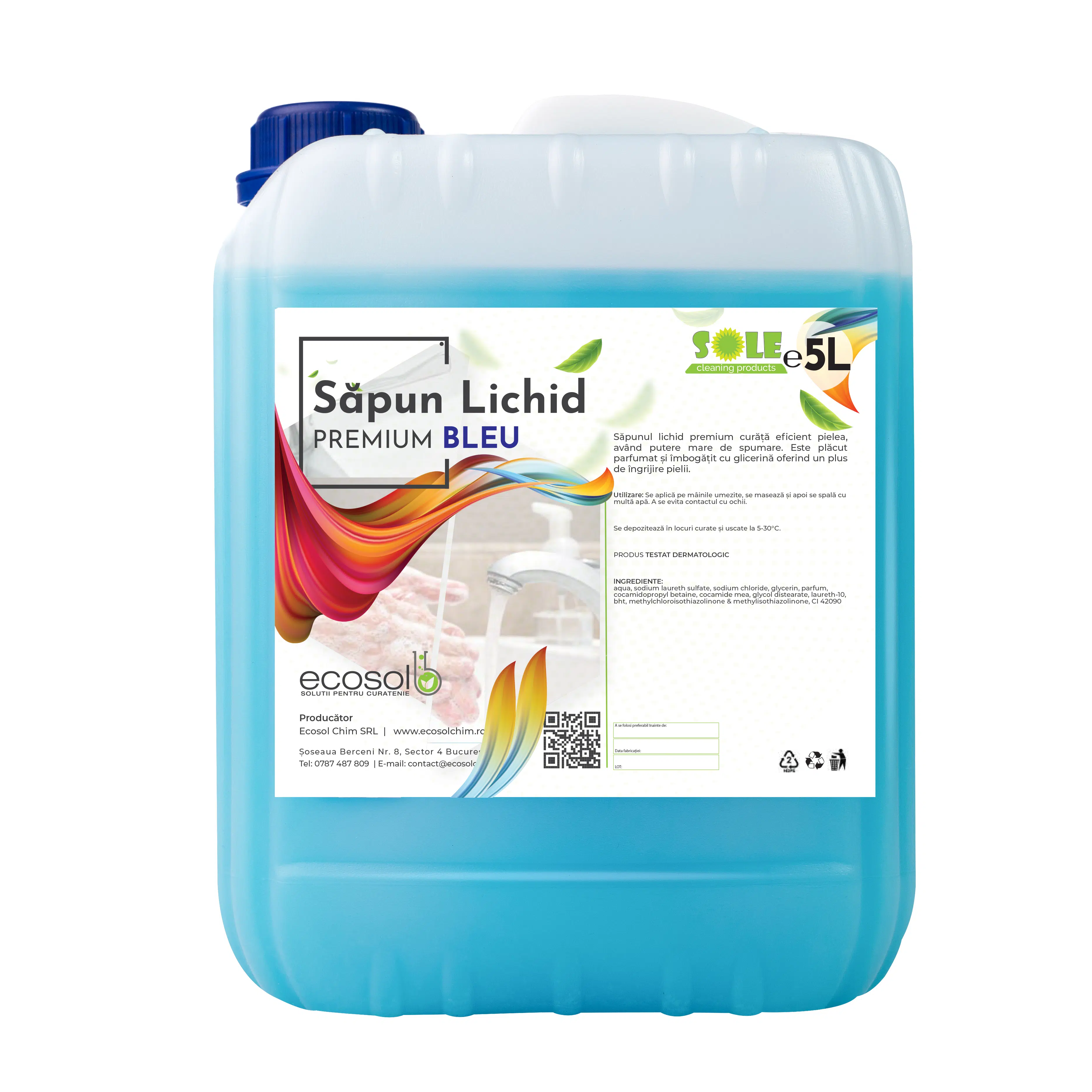 Detergenti si solutii curatare - Sapun lichid Economic Bleu