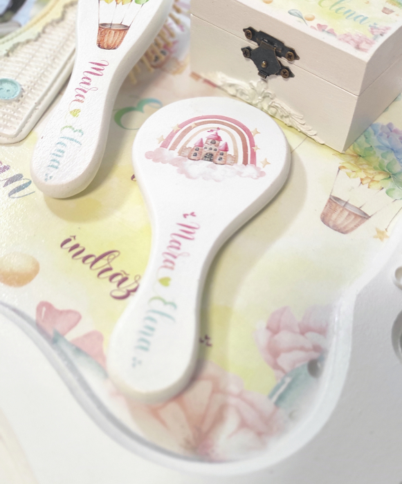 Curcubeu - Set tava personalizata si accesorii [4]