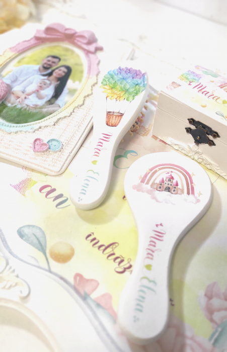 Curcubeu - Set tava personalizata si accesorii [3]