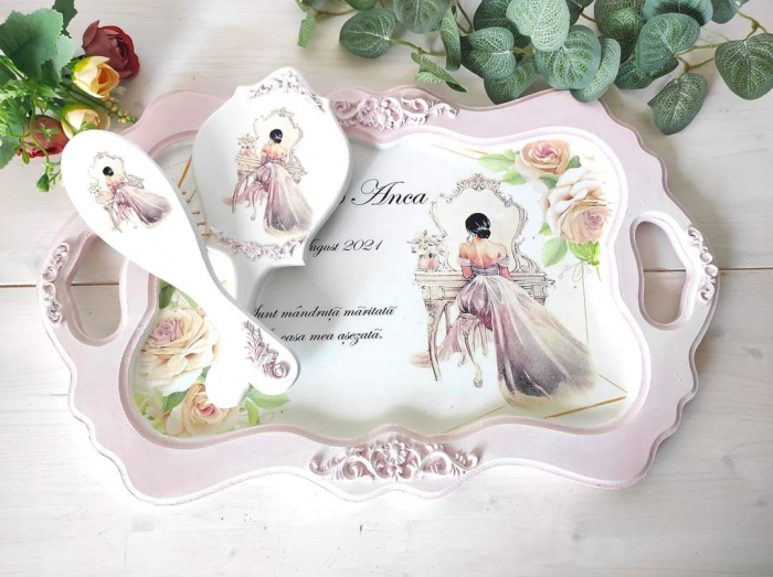 Set tavă mireasă cu accesorii- Supreme [2]