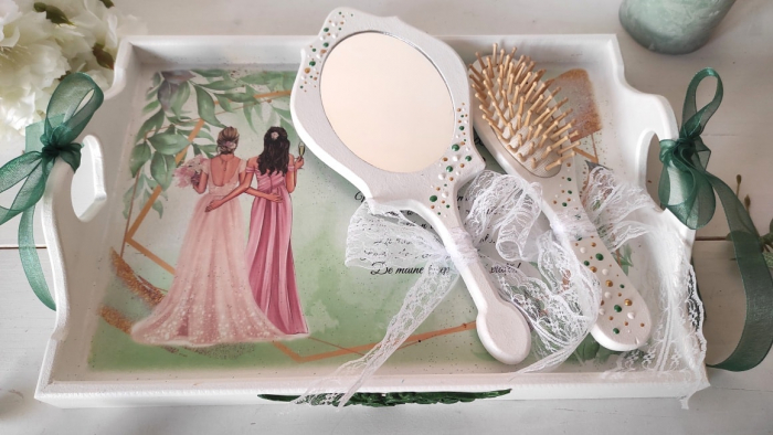 Set tavă mireasă - Adriana [3]