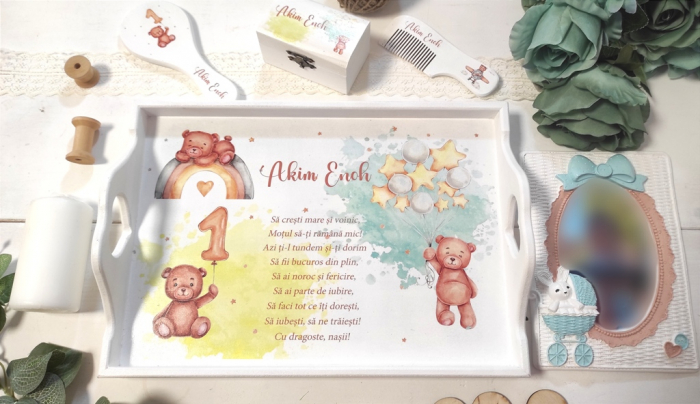 Set tavita mot 5+1 accesorii Teddy Bear ONE [1]