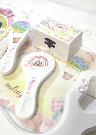 Curcubeu - Set tava personalizata si accesorii [1]