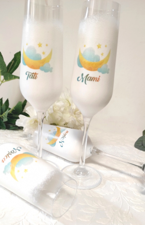 pahare personalizate botez luna printre nori [1]