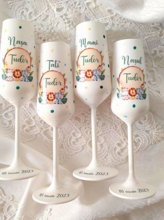 Pahare personalizate botez - Pahare personalizate botez  Safari 2