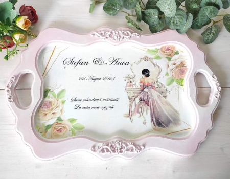 Set tavă mireasă - Set tavă mireasă cu accesorii- Supreme