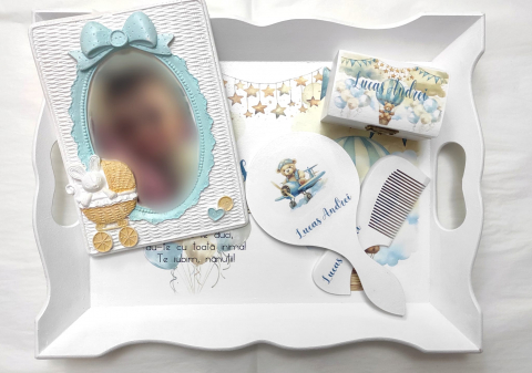 Set tavita mot băieți ”Ursulet” 6 accesorii [2]