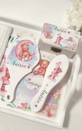 Set tava mot 3 Pink Little Bears [4]