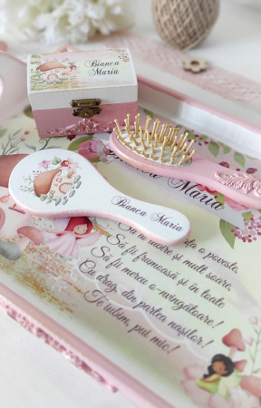 Tava de mot personalizata - ”Fairy in the woods” [2]