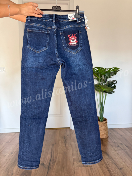 Blugi LDL-1232 curea cadou [2]